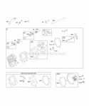 Cylinder Head Diagram and Parts List for 121A12-0022-E1  Briggs and Stratton Engine